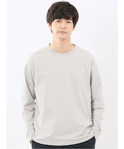 ソロナ天竺 クルーネック 長袖Tシャツ