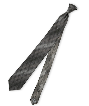 シルク ラインストーン付き ナロータイ 7.0cm幅