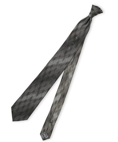 シルク ラインストーン付き ナロータイ 7.0cm幅