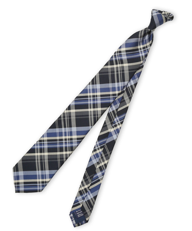 TAKA-Q×FAIRFAX シルクチェック柄 レギュラータイ 8.0cm幅