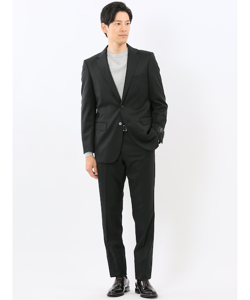 黒 ダブルブレストスーツ ウール混合 ダブルブレスト ブレザー スーツ ウール100% - ブラック | ZARA