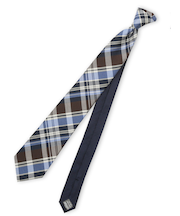 ニューヨーカーブルー/NEWYORKER BLUE シルクレギュラータイ 8.0cm幅