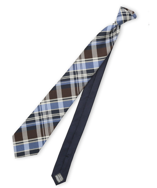 ニューヨーカーブルー/NEWYORKER BLUE シルクレギュラータイ 8.0cm幅