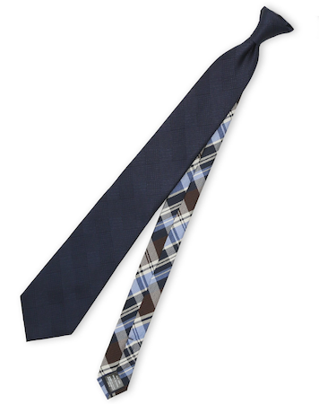 ニューヨーカーブルー/NEWYORKER BLUE シルクレギュラータイ 8.0cm幅