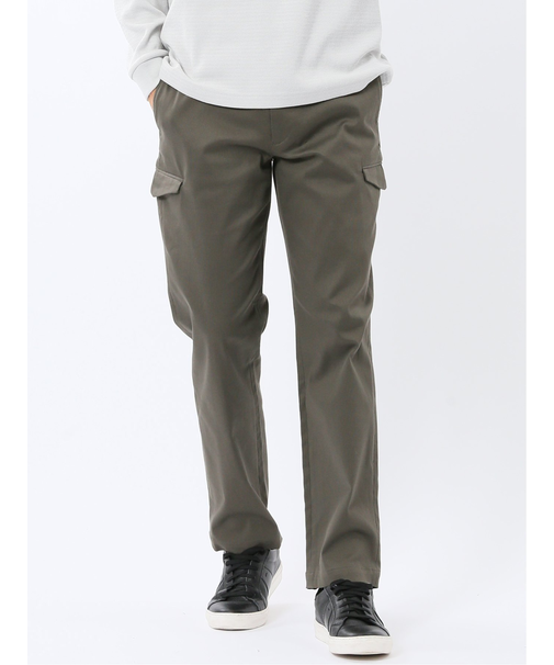 ピケストレッチ カーゴトラウザーパンツ