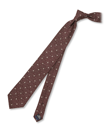 ファットゥーラ/FATTURA シルク撥水加工 レギュラータイ 8.0cm幅
