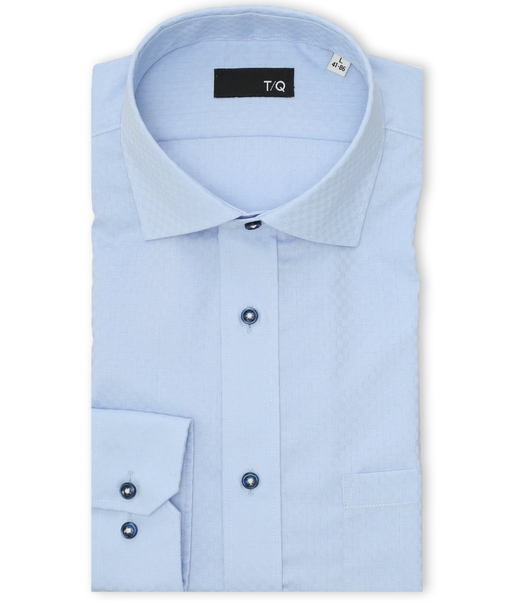 ノンアイロン NEWスタンダードフィット ワイドカラー長袖シャツ