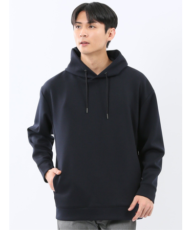 ストレッチ ソフトダンボール 長袖プルパーカー