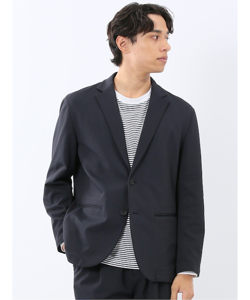 カットツイル 2ボタンテーラードジャケット(セットアップ可能)