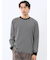 マルチボーダー クルーネック長袖Tシャツ