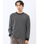 マルチボーダー クルーネック長袖Tシャツ