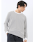 マルチボーダー クルーネック長袖Tシャツ