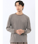 マルチボーダー クルーネック長袖Tシャツ