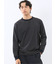 マルチボーダー クルーネック長袖Tシャツ