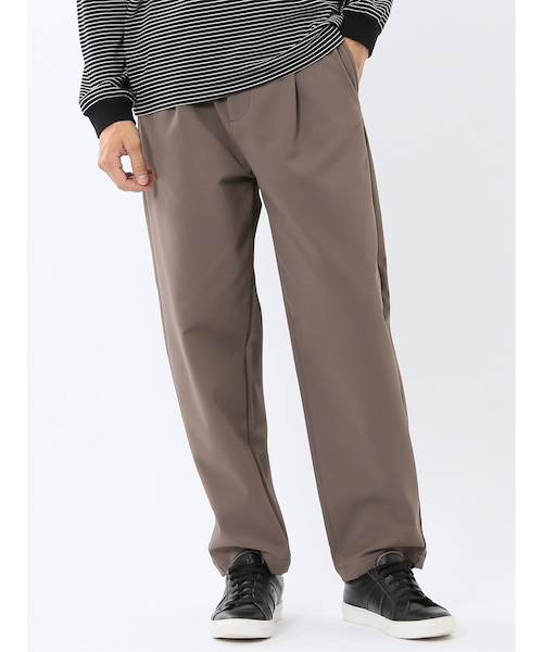 一度着5.5万 22AW 1piu1uguale3　イージー トラウザー パンツ PLUS ONE（ファッション） スラックス 「PLUS ONE」TRトラウザー