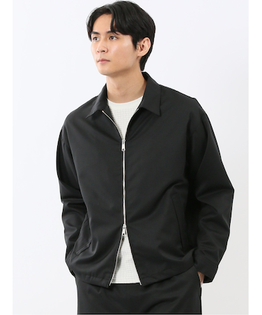 NEO BASICS ウール混 ハリントンジャケット(セットアップ可能)