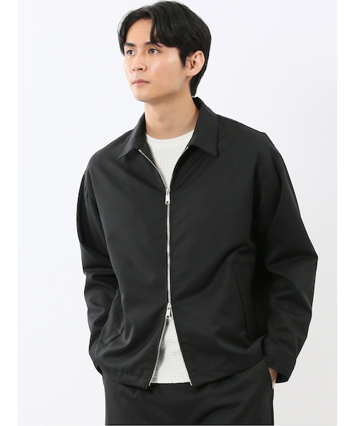 NEO BASICS ウール混 ハリントンジャケット(セットアップ可能)