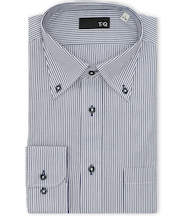 イージーアイロン NEWスタンダードフィット ボタンダウン長袖シャツ