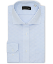 ノンアイロン NEWスタンダードフィット カッタウェイ長袖シャツ