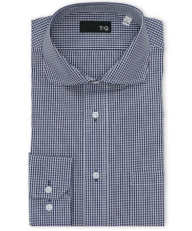 イージーアイロン NEWスタンダードフィット カッタウェイ長袖シャツ