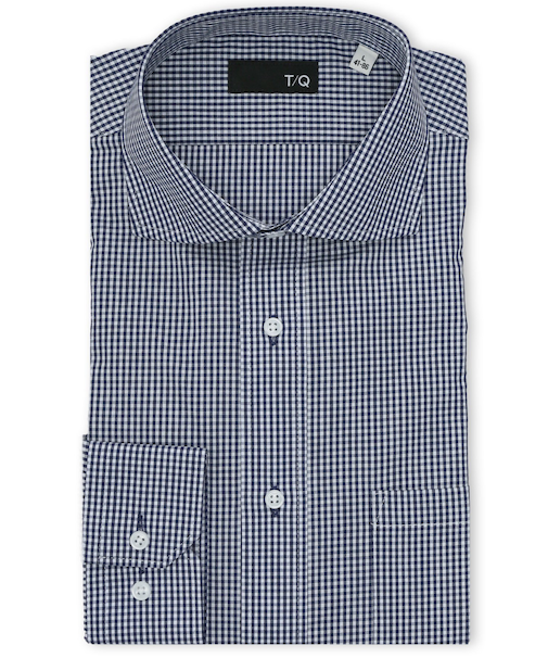 イージーアイロン NEWスタンダードフィット カッタウェイ長袖シャツ