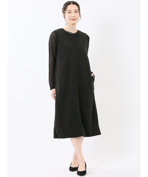 ストレッチウォッシャブル ウーリッシュ ジャンスカ