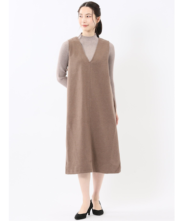 ストレッチウォッシャブル ウーリッシュ ジャンスカ(セットアップ可能)