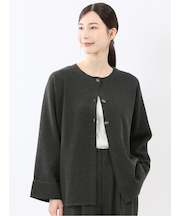 ハンドウォッシャブル ミラノ クルーニットカーディガン