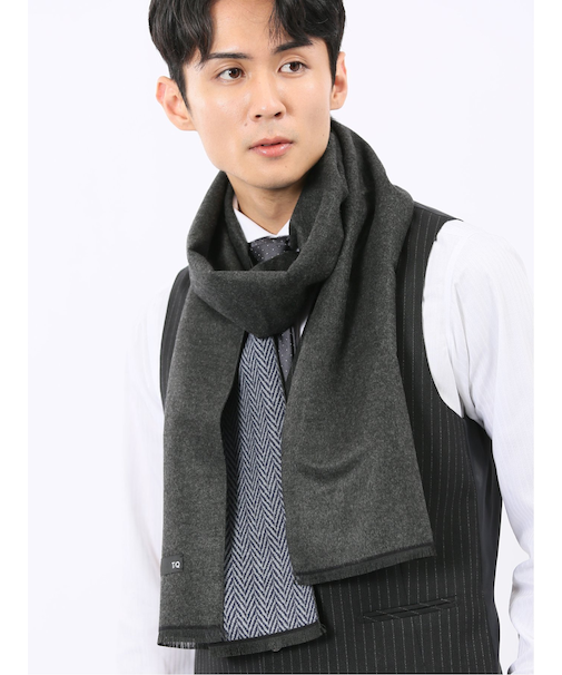 ジャガード リバーシブルマフラー