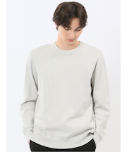 ウォッシャブル ストレッチ 天竺 クルーニット