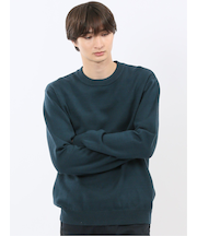 ウォッシャブル ストレッチ 天竺 クルーニット