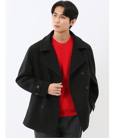 ストレッチメルトン ピーコート