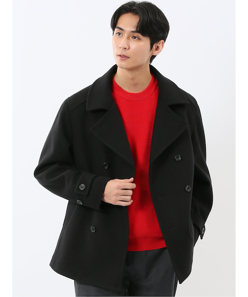 ストレッチメルトン ピーコート