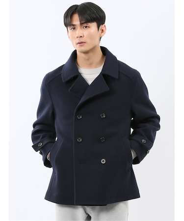 ストレッチメルトン ピーコート