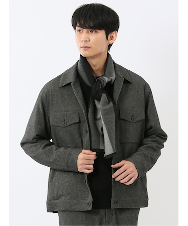 ツイルフランネル トラッカージャケット(セットアップ可能)