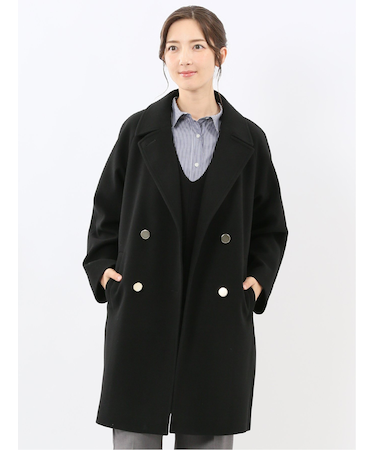 ハンドウォッシャブル オーバーサイズ ピーコート