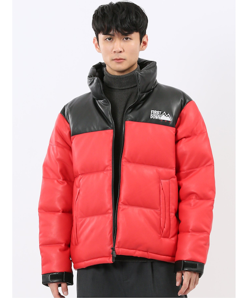 FIRSTDOWN USA 合成皮革 切替 スタンドダウン