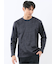 裏起毛ツイル クルーネック長袖Tシャツ