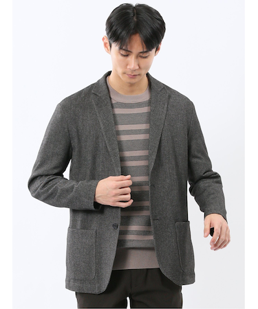 ツイルフランネル 2ボタンジャケット(セットアップ可能)