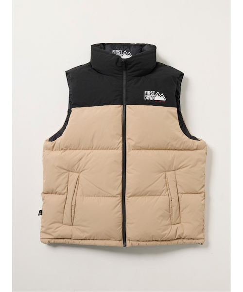 FIRSTDOWN USA 撥水防風 リバーシブル ダウンベスト｜タカキューの通販