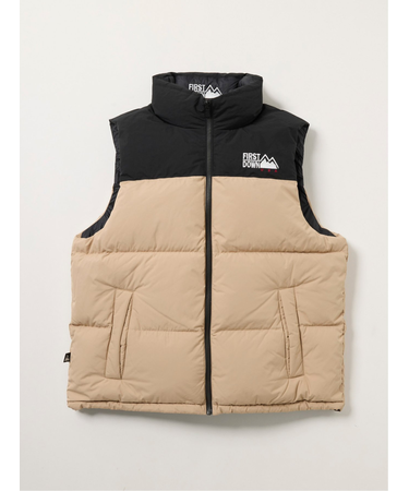 FIRSTDOWN USA 撥水防風 リバーシブル ダウンベスト