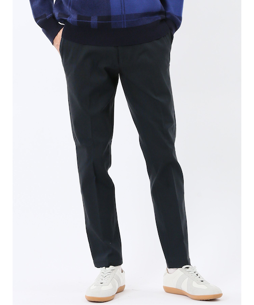 クロスストレッチ+ウォーム トラウザーパンツ ピンヘッド