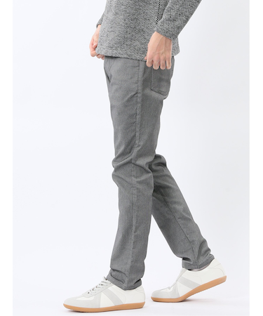 クロスストレッチ+ウォーム スリムパンツ カルゼ