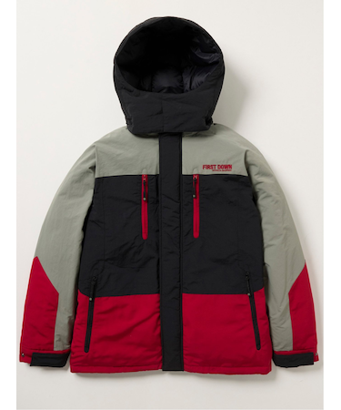 FIRSTDOWN USA 撥水 フード脱着 切替ダウン