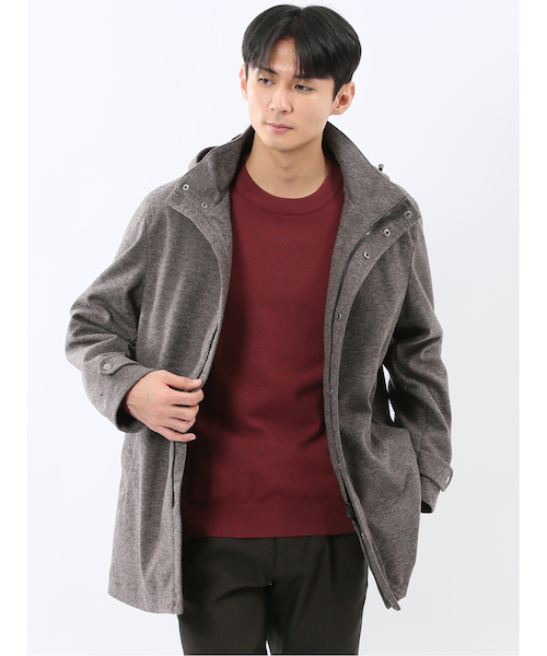 ストレッチメルトン フード脱着 コート｜タカキューの通販｜&mall