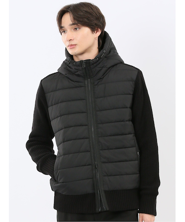 前身中綿 ハイブリッドフーディー