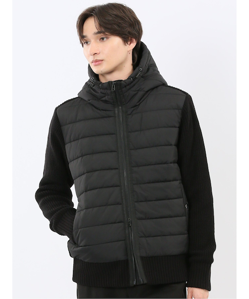 前身中綿 ハイブリッドフーディー