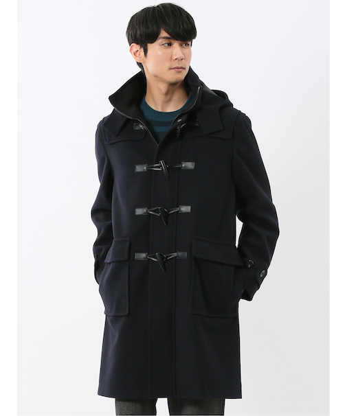 ストレッチメルトン ダッフルコート