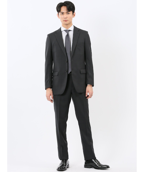 ストレッチウォッシャブル スリムフィット 2ボタン2ピーススーツ