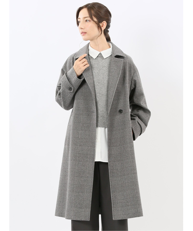 ストレッチ ハンドウォッシャブル 2WAY ロングコート